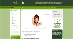 Desktop Screenshot of iheal.co.za
